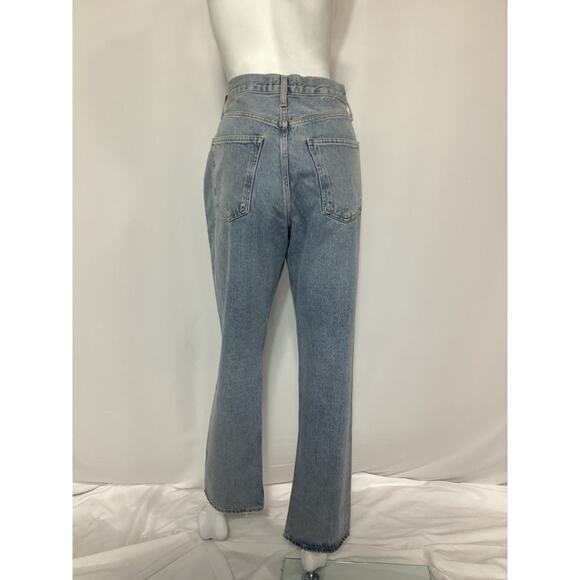Agolde 'Lana' Straight Denim Jean Size 28 - Picture 3 of 4